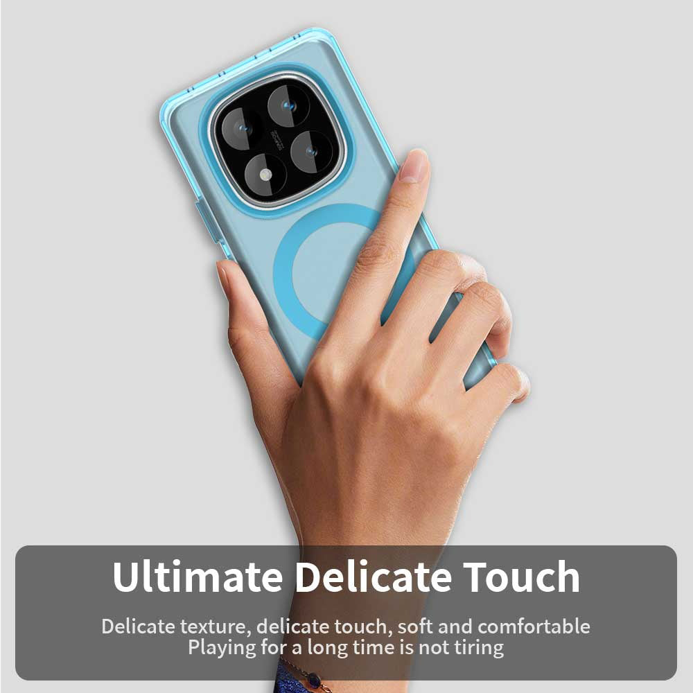 MagSafe Case for Xiaomi Poco X7 / Redmi Note 14 Pro 5G, Techsuit, CandyCase, Blue