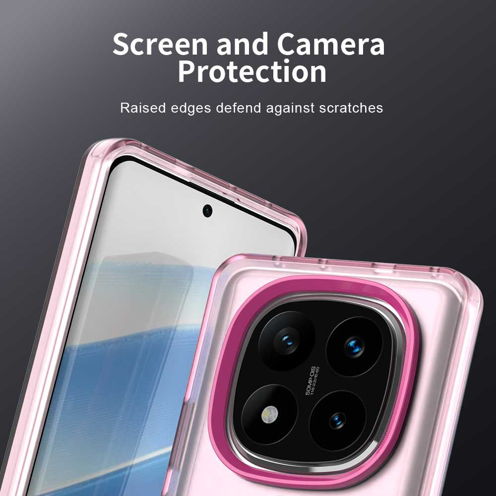 Etui MagSafe do Xiaomi Poco X7 / Redmi Note 14 Pro 5G, Techsuit, CandyCase, Różowe