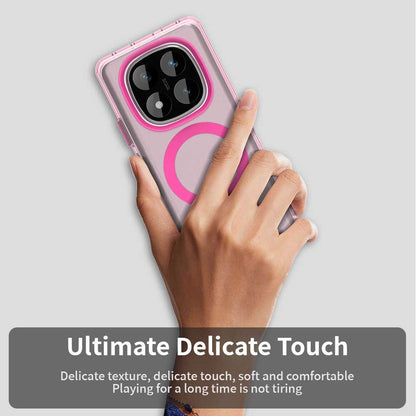 Etui MagSafe do Xiaomi Poco X7 / Redmi Note 14 Pro 5G, Techsuit, CandyCase, Różowe