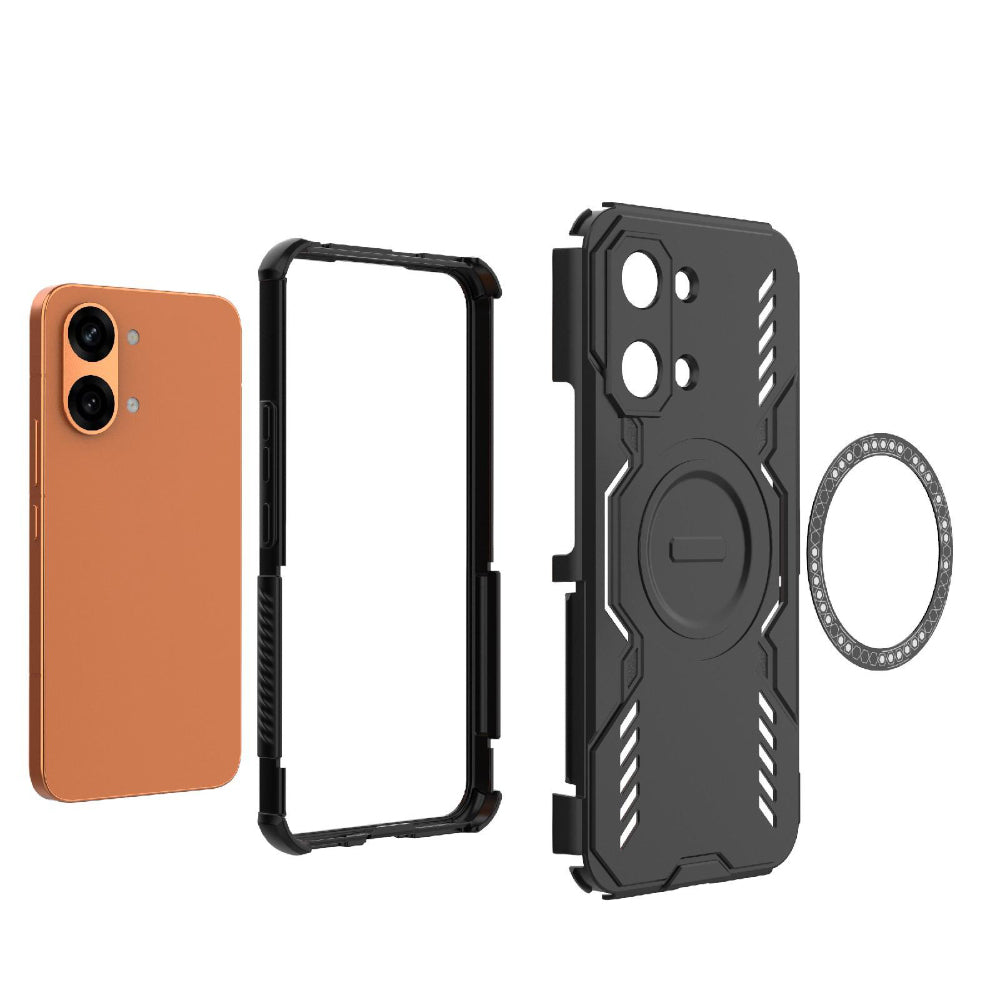 Etui MagSafe do Xiaomi Poco X8 Pro Max, Techsuit, ArmorMag, czarne