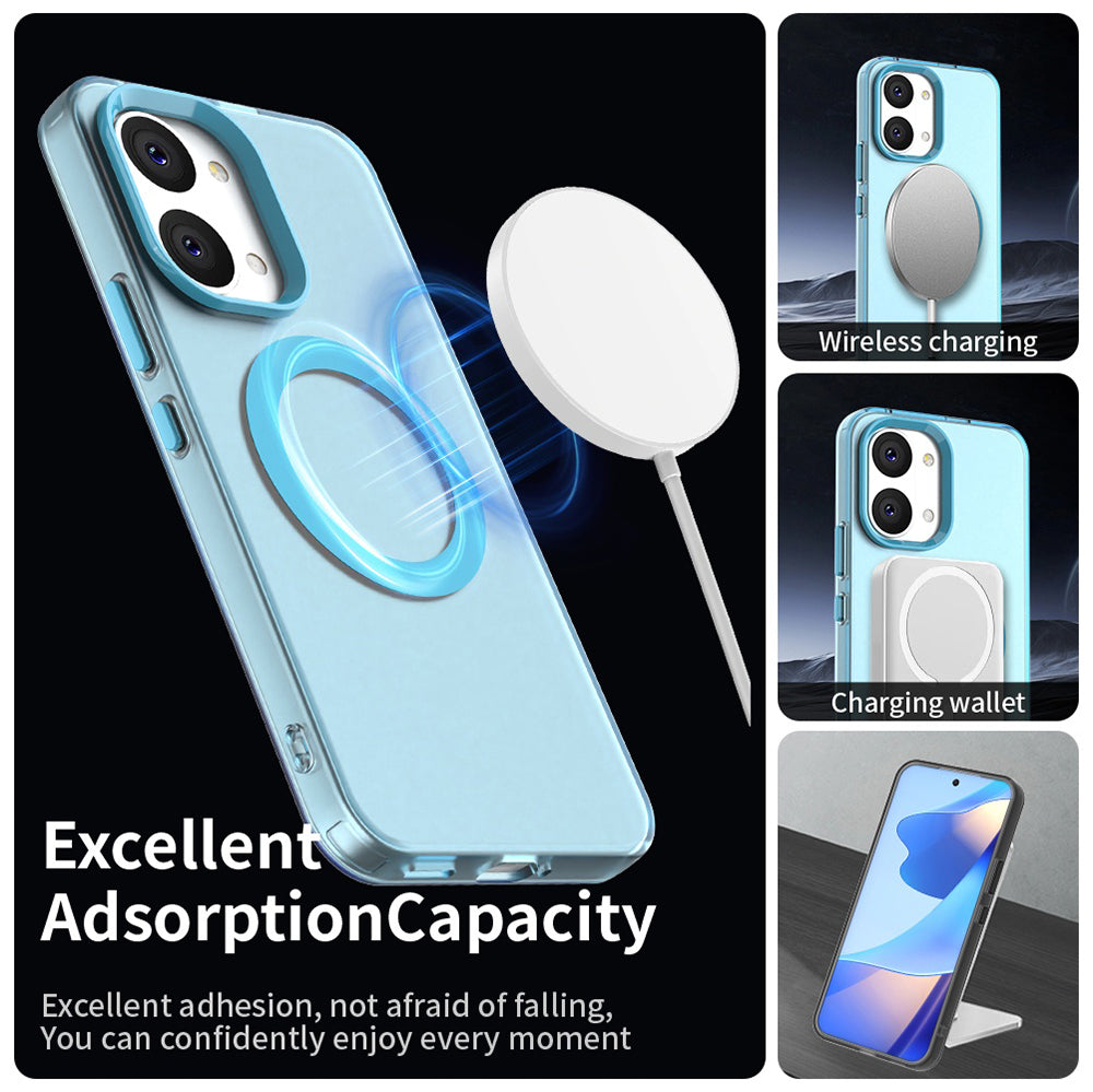 Etui MagSafe do Xiaomi Poco X8 Pro Max, Techsuit, CandyCase, Niebieskie