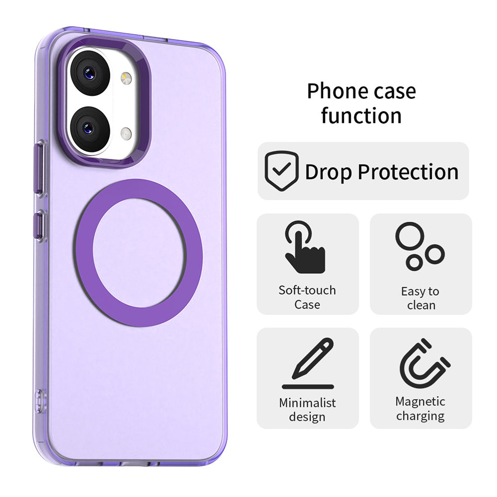 Etui MagSafe do Xiaomi Poco X8 Pro Max, Techsuit, CandyCase, Fioletowy