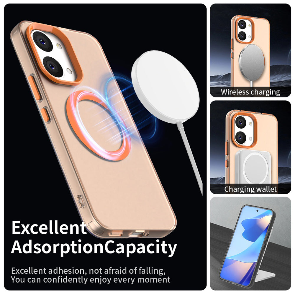 Etui MagSafe do Xiaomi Poco X8 Pro Max, Techsuit, CandyCase, Pomarańczowe