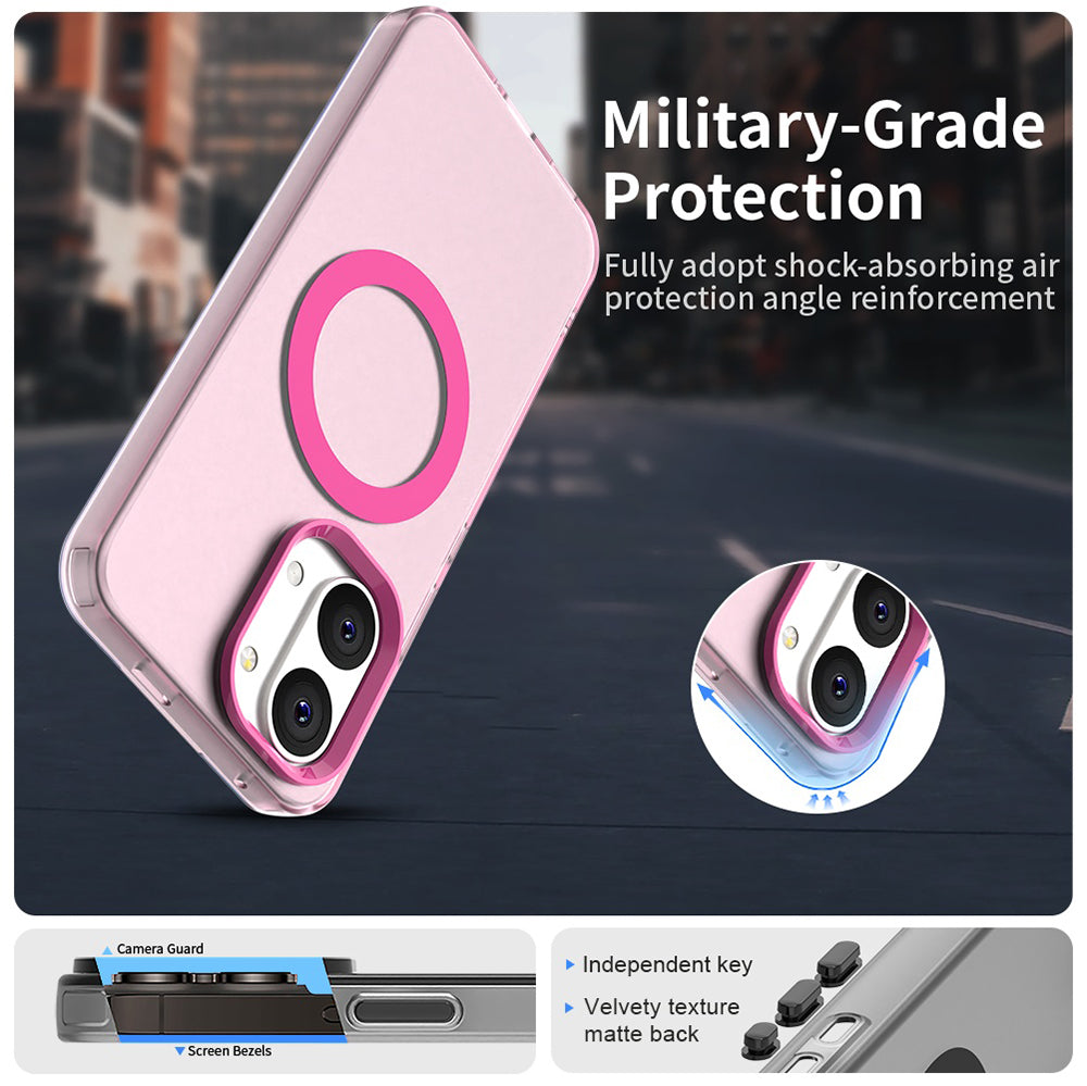 Etui MagSafe do Xiaomi Poco X8 Pro Max, Techsuit, CandyCase, Różowe