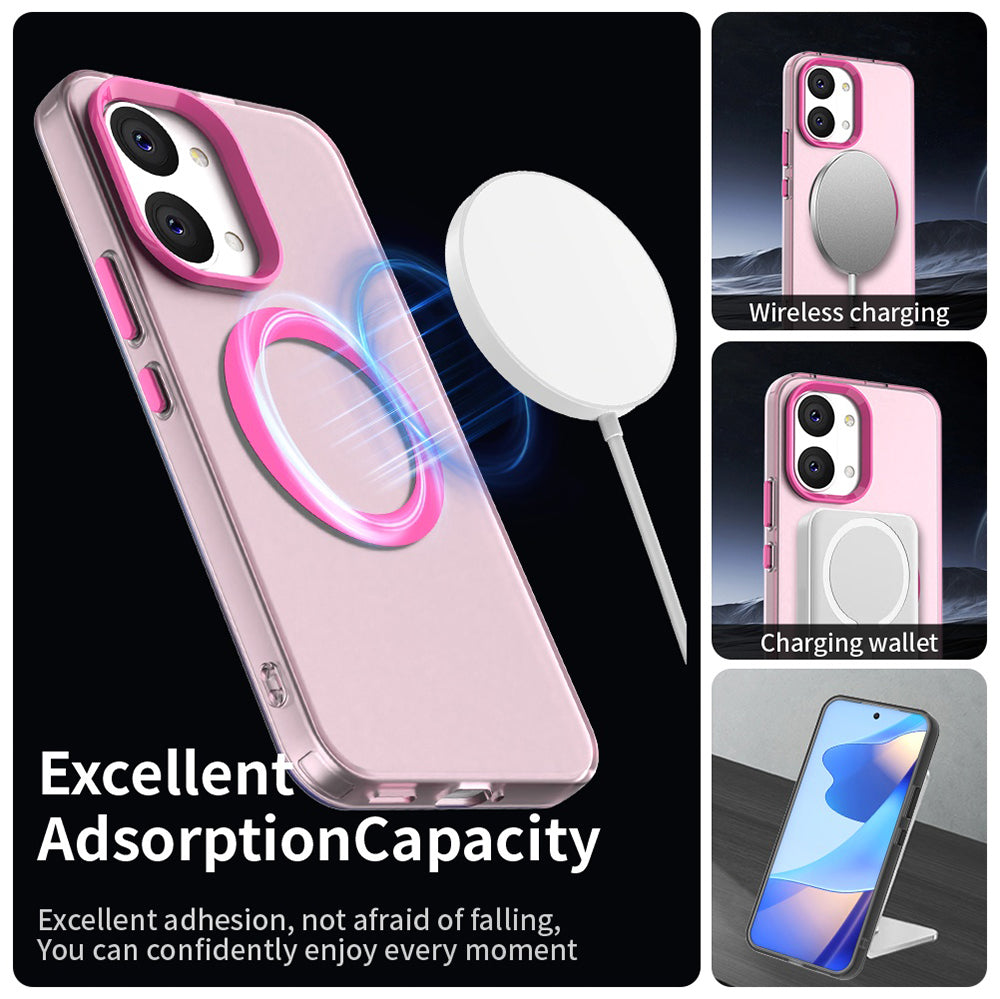 Etui MagSafe do Xiaomi Poco X8 Pro Max, Techsuit, CandyCase, Różowe