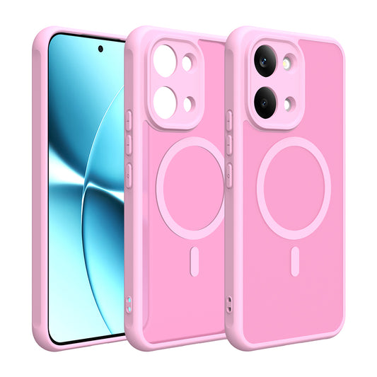 Etui MagSafe dla Xiaomi Poco X8 Pro Max, Techsuit, HaloFrost II, Różowy