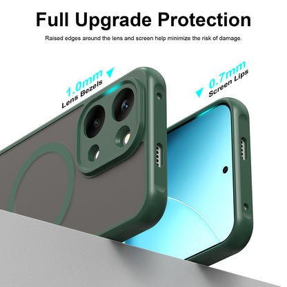 Etui MagSafe do Xiaomi Poco X8 Pro Max, Techsuit, HaloFrost II, Zielony