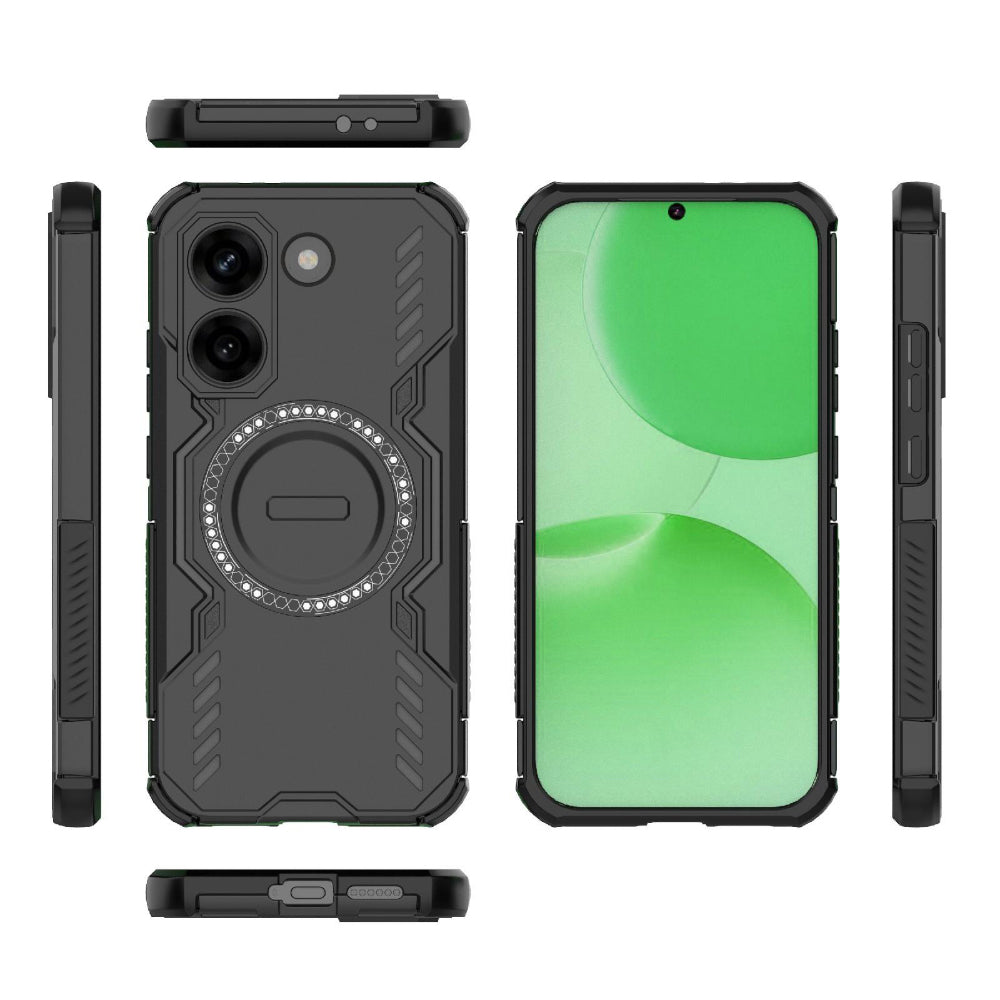 Etui MagSafe do Xiaomi Poco X8 Pro, Techsuit, ArmorMag, Czarny