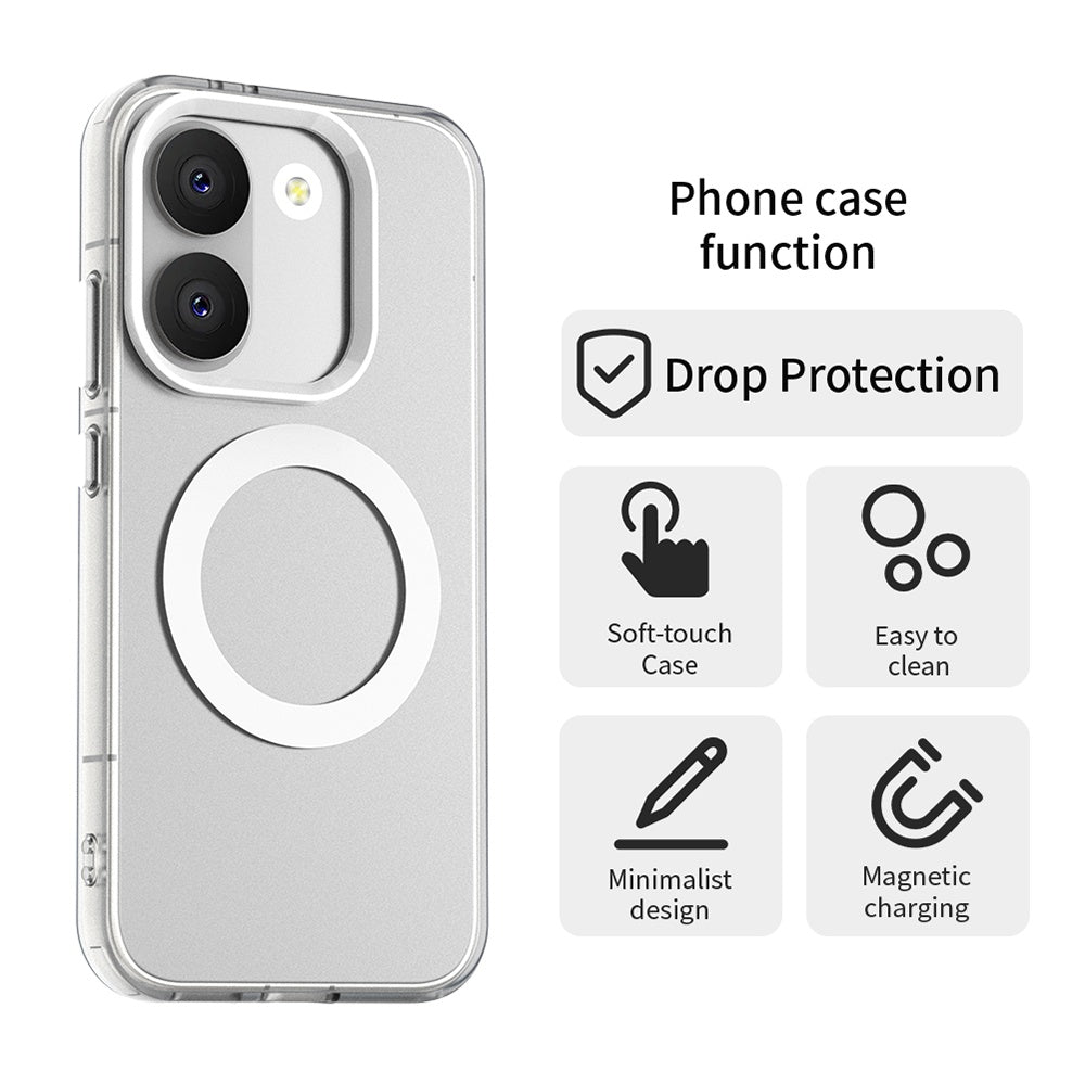Etui MagSafe do Xiaomi Poco X8 Pro, Techsuit, CandyCase, Białe