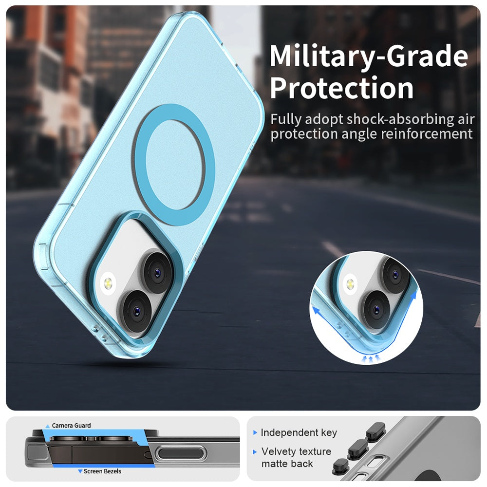 Etui MagSafe do Xiaomi Poco X8 Pro, Techsuit, CandyCase, Niebieskie