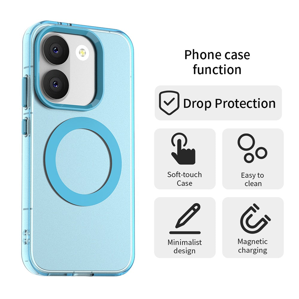 Etui MagSafe do Xiaomi Poco X8 Pro, Techsuit, CandyCase, Niebieskie