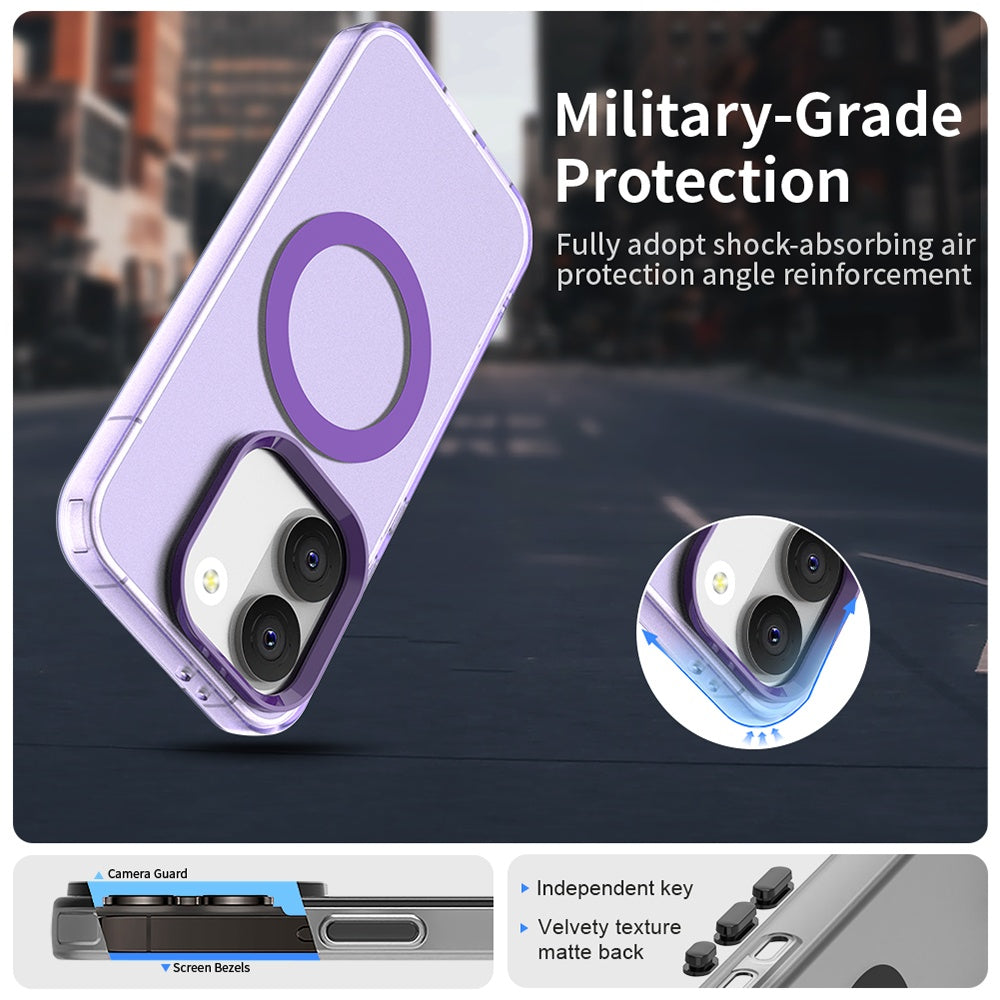 Etui MagSafe do Xiaomi Poco X8 Pro, Techsuit, CandyCase, Fioletowy