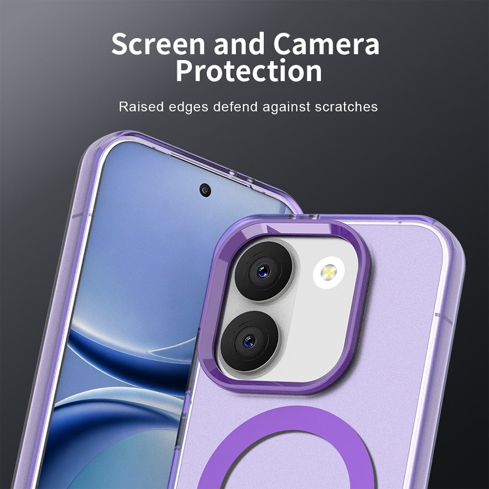 Etui MagSafe do Xiaomi Poco X8 Pro, Techsuit, CandyCase, Fioletowy
