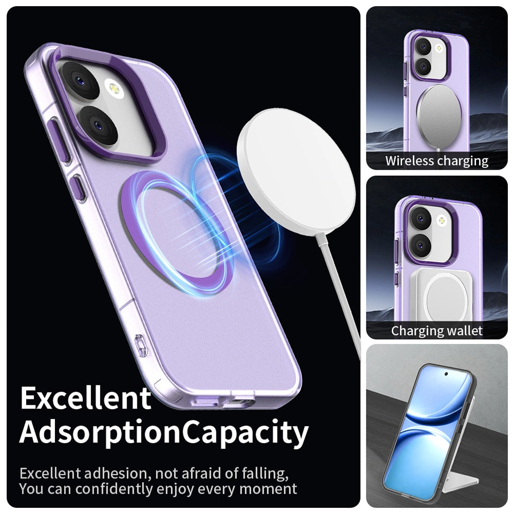 Etui MagSafe do Xiaomi Poco X8 Pro, Techsuit, CandyCase, Fioletowy