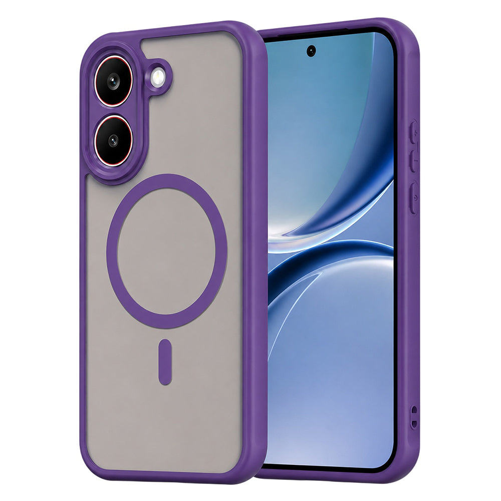 Etui MagSafe do Xiaomi Poco X8 Pro, Techsuit, HaloFrost II, Fioletowy