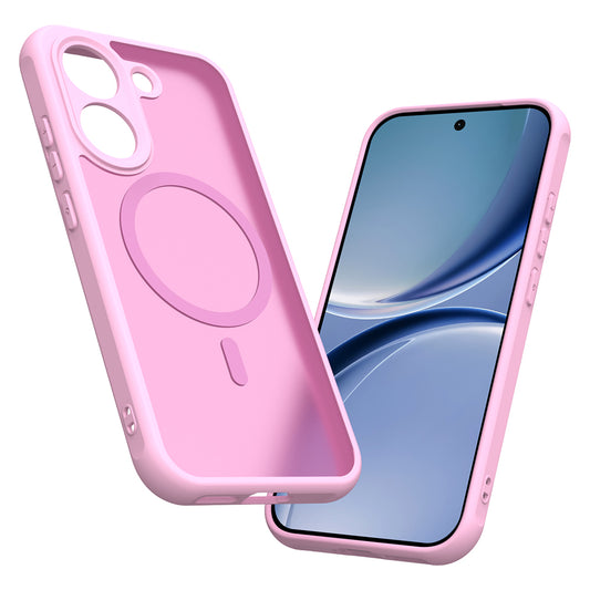 Etui MagSafe do Xiaomi Poco X8 Pro, Techsuit, HaloFrost II, Różowe