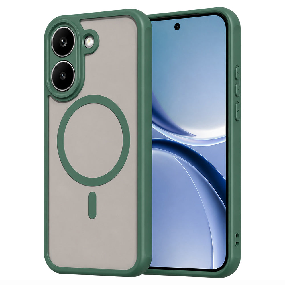 Etui MagSafe do Xiaomi Poco X8 Pro, Techsuit, HaloFrost II, Zielony