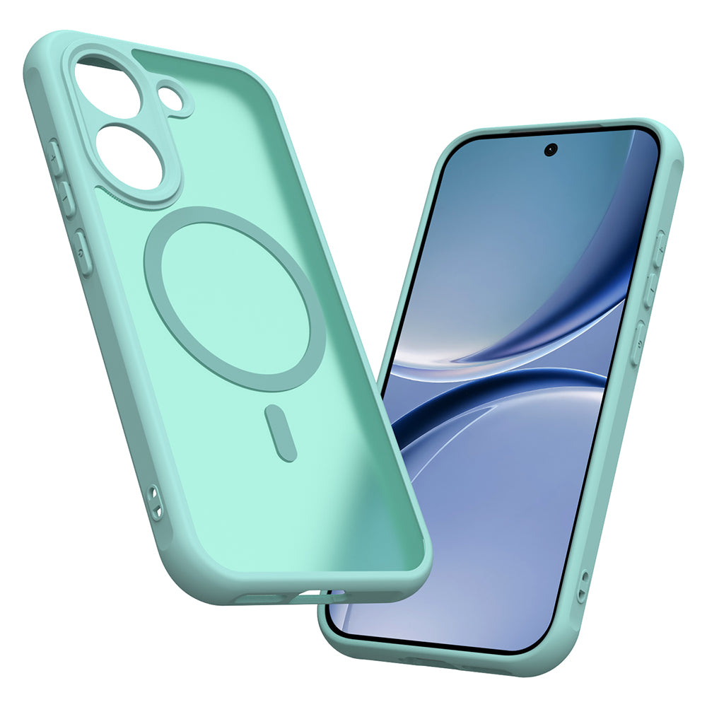 Etui MagSafe do Xiaomi Poco X8 Pro, Techsuit, HaloFrost II, Jasnozielony