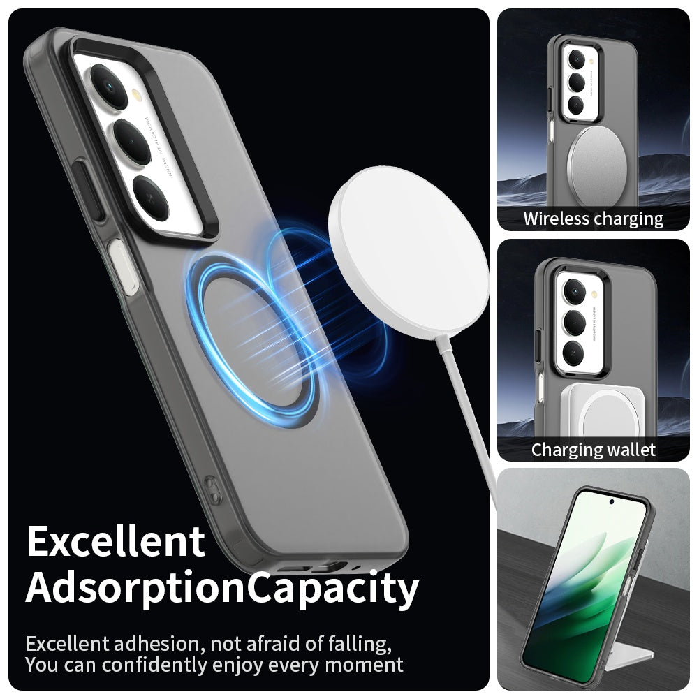 Etui MagSafe dla Xiaomi Redmi 15 5G / 15 4G, Techsuit, CandyCase, Czarne