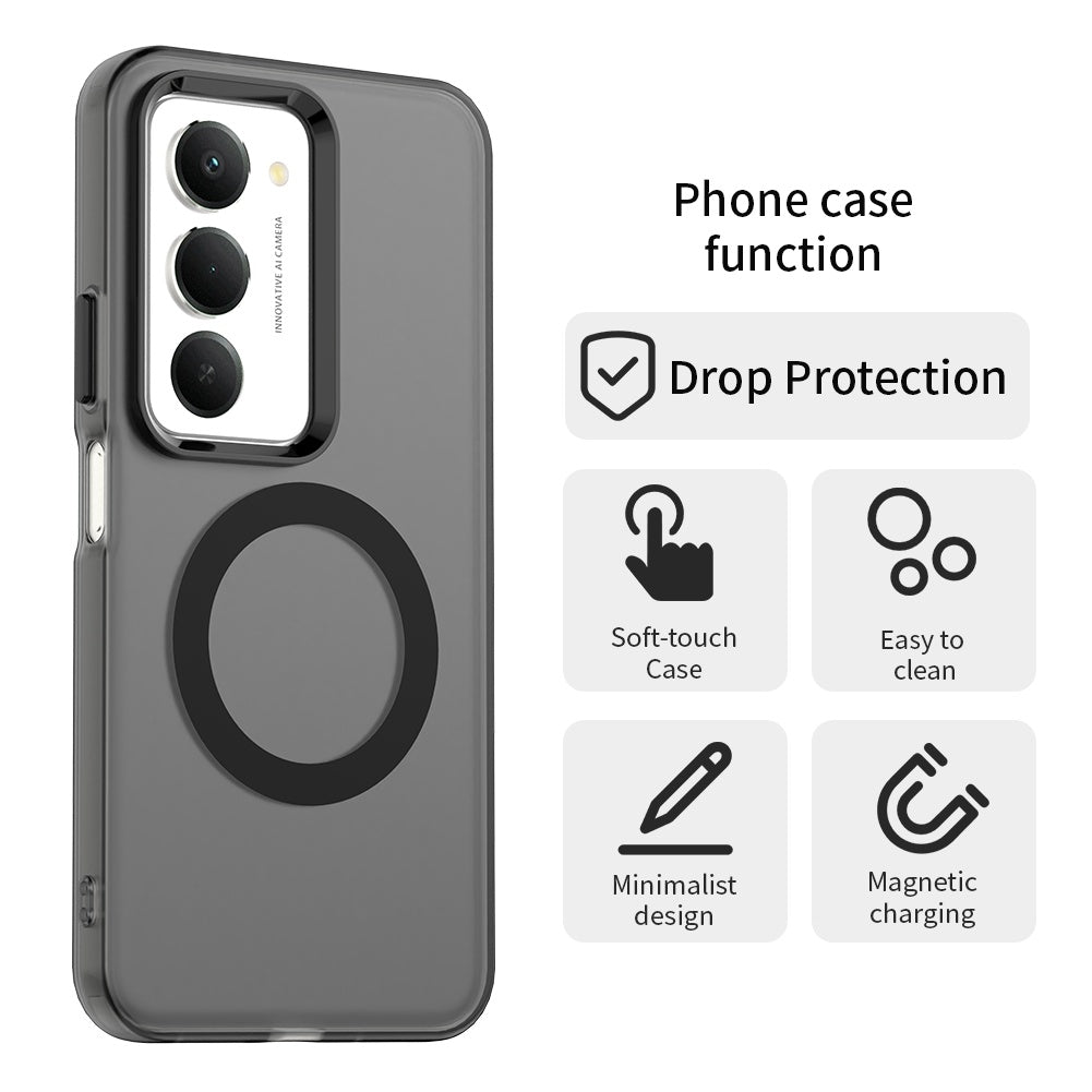 Etui MagSafe dla Xiaomi Redmi 15 5G / 15 4G, Techsuit, CandyCase, Czarne