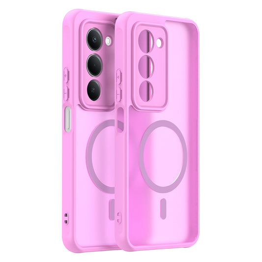 Etui MagSafe dla Xiaomi Redmi 15 5G / 15 4G, Techsuit, HaloFrost II, Różowy