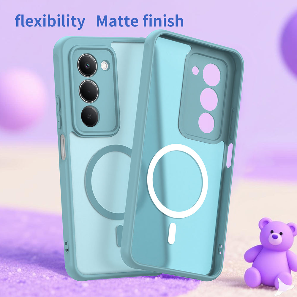 Etui MagSafe dla Xiaomi Redmi 15 5G / 15 4G, Techsuit, HaloFrost II, Jasnozielone