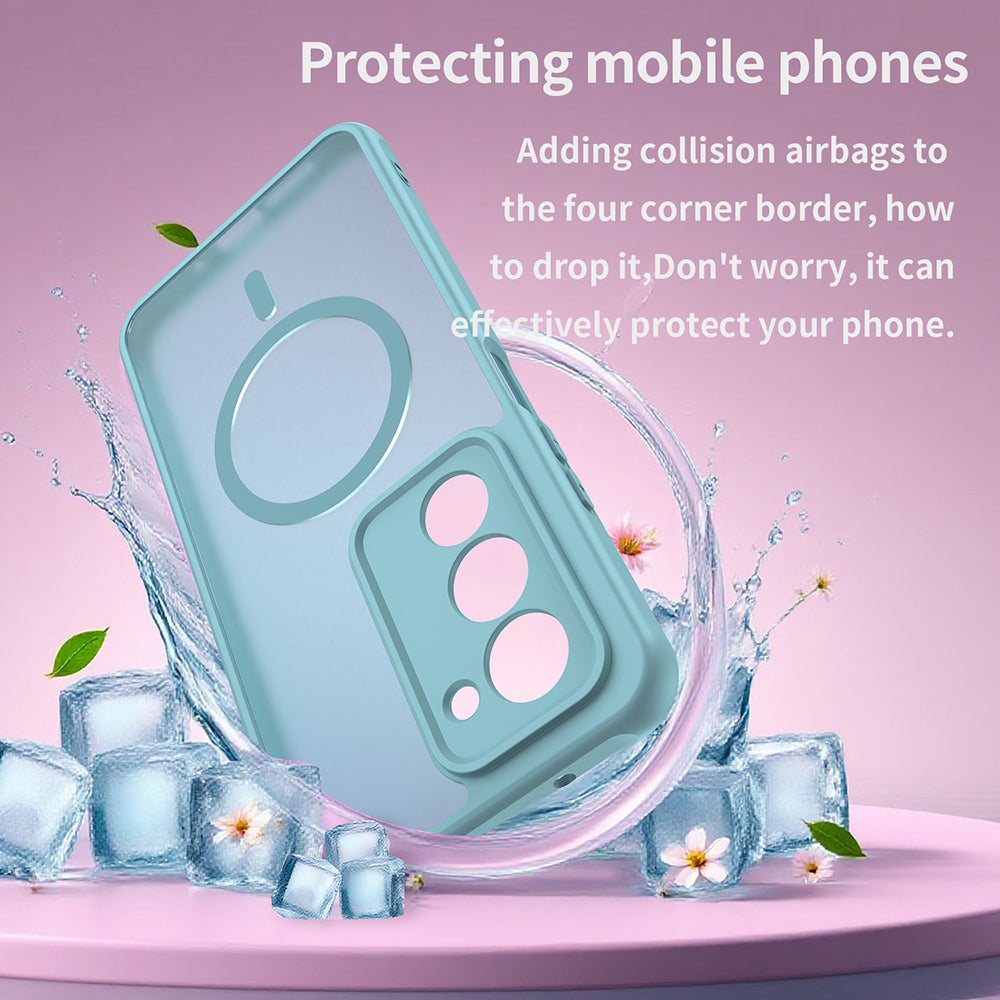 Etui MagSafe dla Xiaomi Redmi 15 5G / 15 4G, Techsuit, HaloFrost II, Jasnozielone