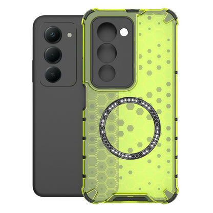 Etui MagSafe dla Xiaomi Redmi 15 5G / 15 4G, Techsuit, HoneyComb Shield, Zielony