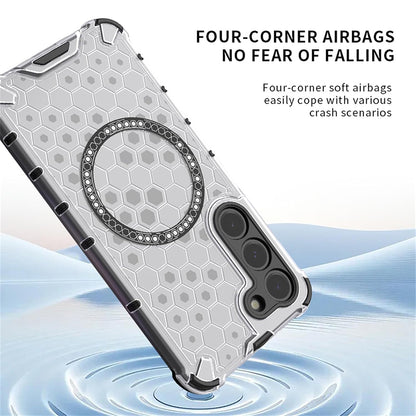 Etui MagSafe dla Xiaomi Redmi 15 5G / 15 4G, Techsuit, HoneyComb Shield, Zielony