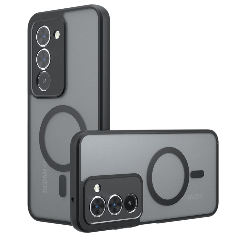 Etui MagSafe dla Xiaomi Redmi 15 5G / 15 4G, Techsuit, PureFrost, Satynowa Czarna