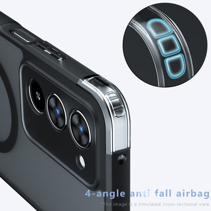 Etui MagSafe dla Xiaomi Redmi 15 5G / 15 4G, Techsuit, PureFrost, Satynowa Czarna