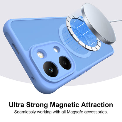 MagSafe Case for Xiaomi Redmi 17 5G / 17 4G, Techsuit, HaloFrost II, Blue