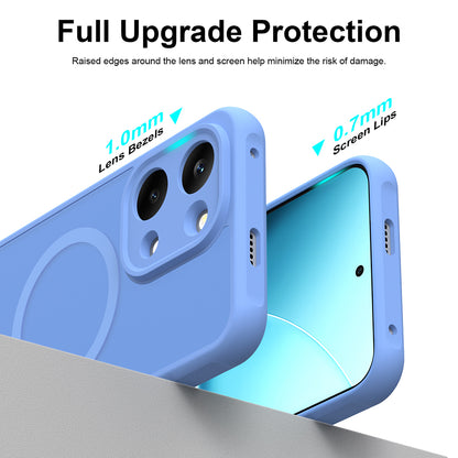 MagSafe Case for Xiaomi Redmi 17 5G / 17 4G, Techsuit, HaloFrost II, Blue