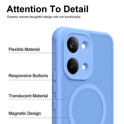 MagSafe Case for Xiaomi Redmi 17 5G / 17 4G, Techsuit, HaloFrost II, Blue