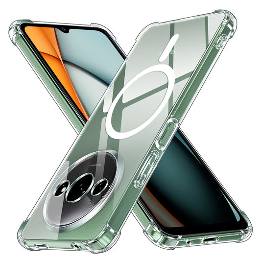 Etui MagSafe do Xiaomi Redmi A3x / A3, Techsuit, odporne na wstrząsy, przezroczyste
