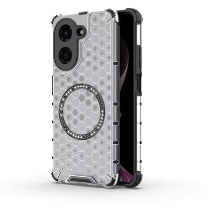 MagSafe Case for Xiaomi Redmi A5 4G (Regional), Techsuit, HoneyComb Shield, White