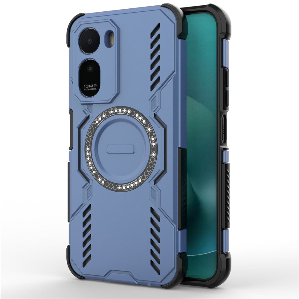Etui MagSafe do Xiaomi Redmi A7 Pro 4G, Techsuit, ArmorMag, Niebieskie