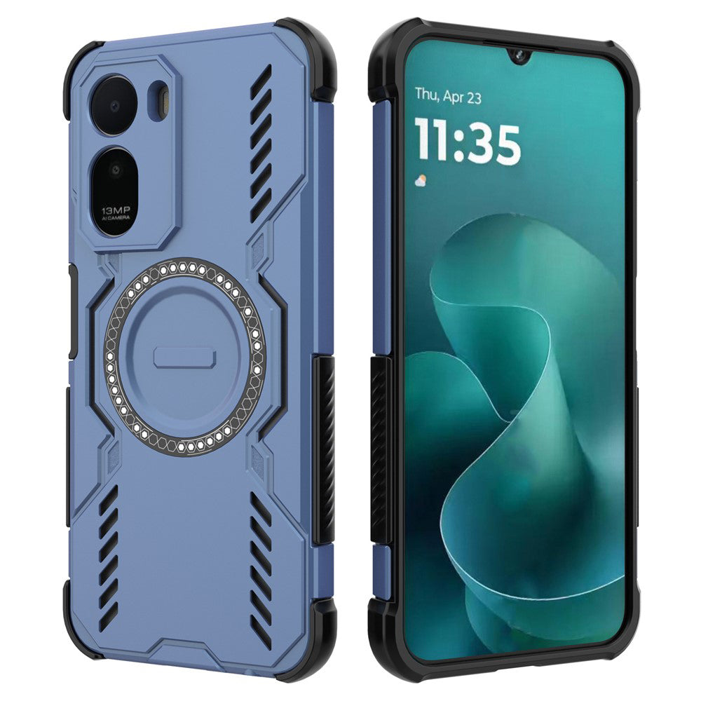 Etui MagSafe do Xiaomi Redmi A7 Pro 4G, Techsuit, ArmorMag, Niebieskie