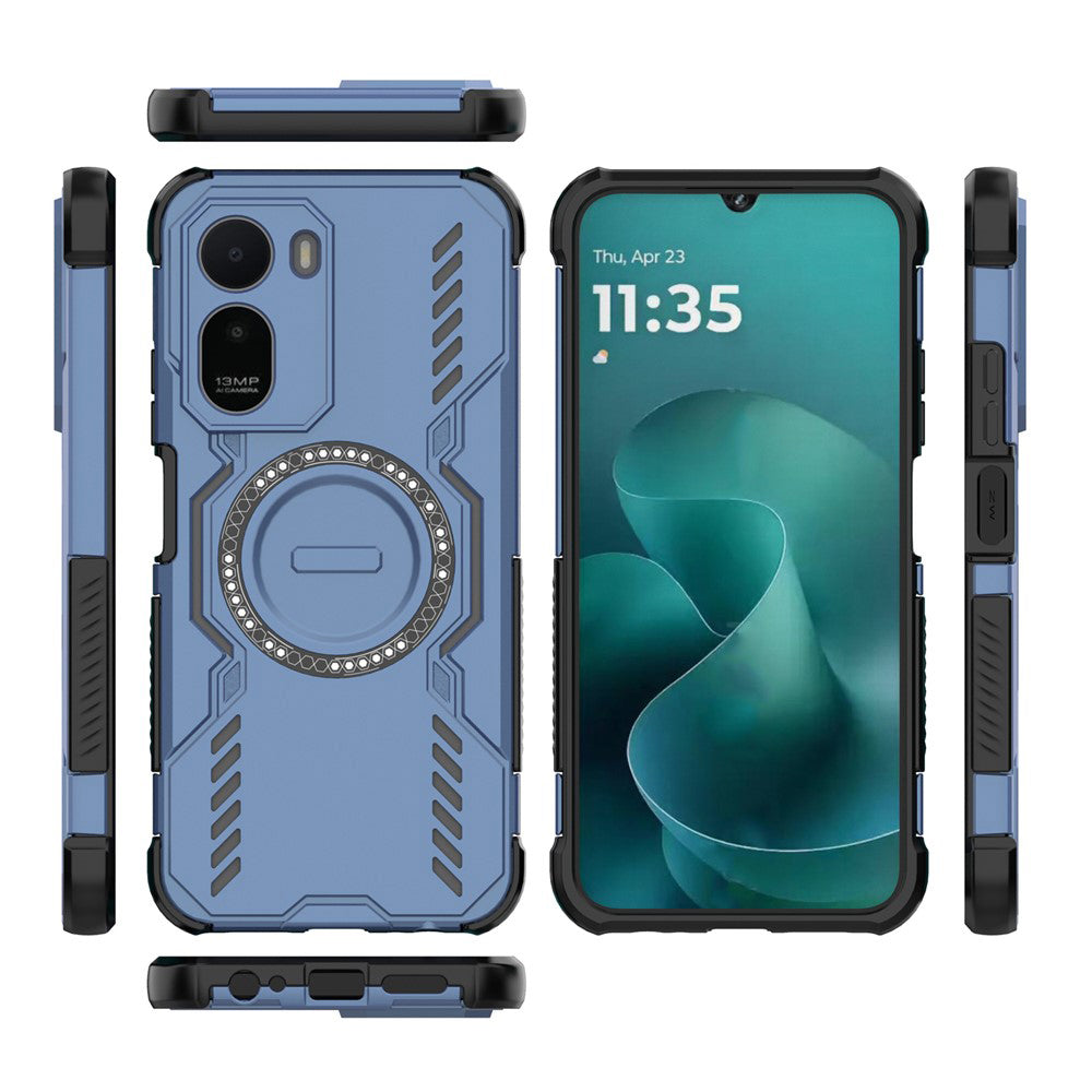Etui MagSafe do Xiaomi Redmi A7 Pro 4G, Techsuit, ArmorMag, Niebieskie