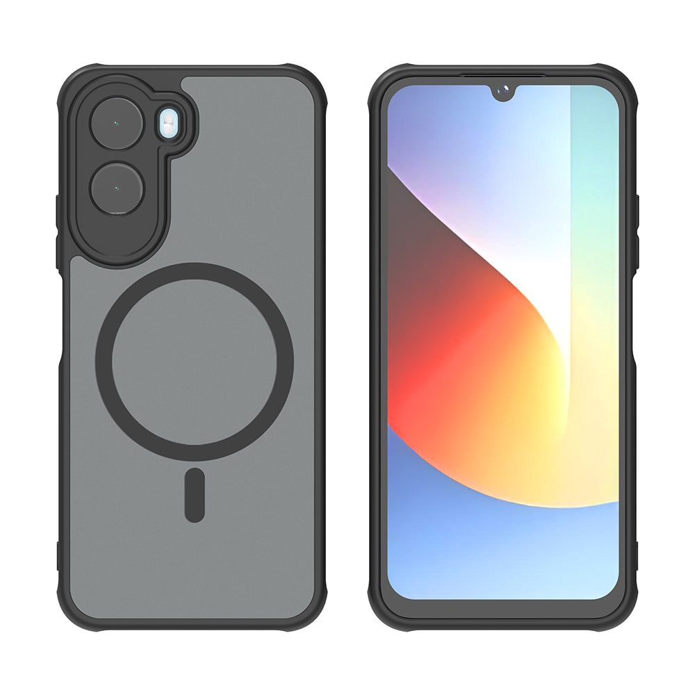Etui MagSafe do Xiaomi Redmi A7 Pro 4G, Techsuit, HaloFrost II, czarne