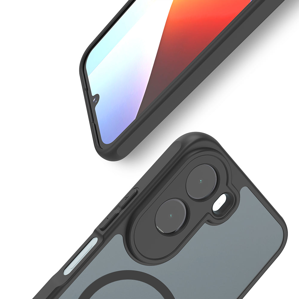 Etui MagSafe do Xiaomi Redmi A7 Pro 4G, Techsuit, HaloFrost II, czarne