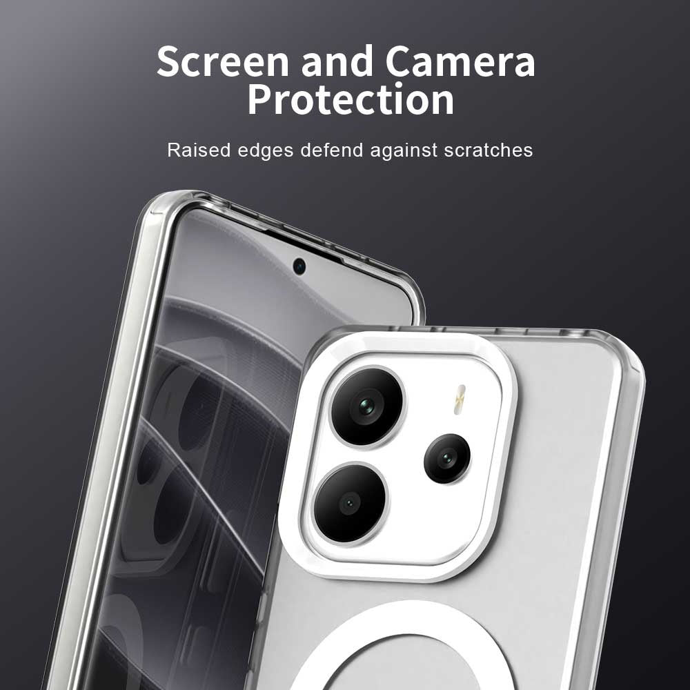 MagSafe Case for Xiaomi Redmi Note 14 4G (Regional), Techsuit, CandyCase, White