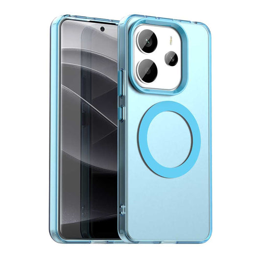 Etui MagSafe do Xiaomi Redmi Note 14 4G (Regional), Techsuit, CandyCase, Niebieskie