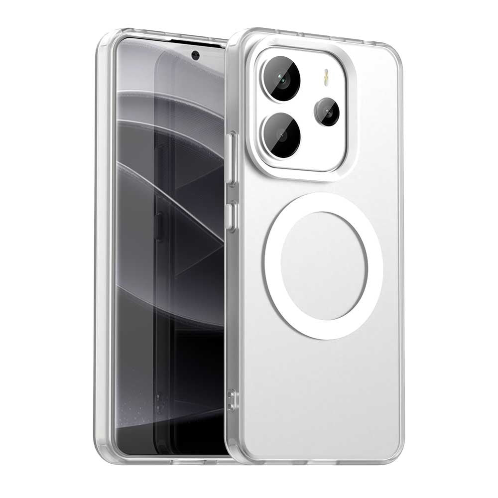 Etui MagSafe do Xiaomi Redmi Note 14 4G (Standard), Techsuit, CandyCase, Białe