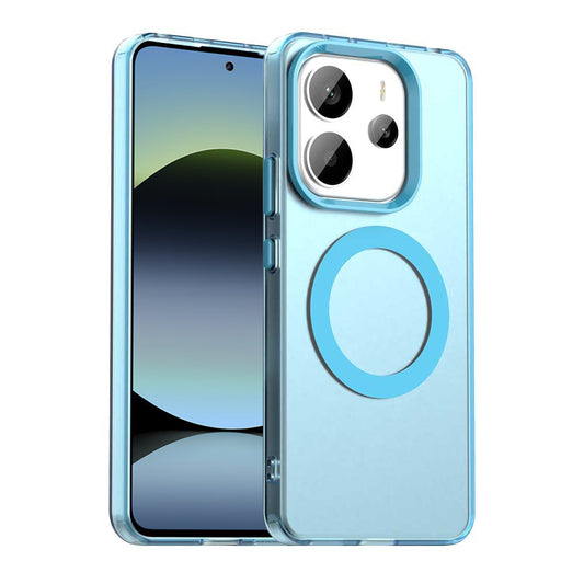 Etui MagSafe do Xiaomi Redmi Note 14 5G, Techsuit, CandyCase, Niebieskie