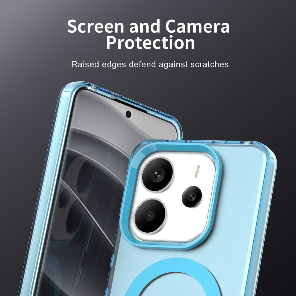 MagSafe Case for Xiaomi Redmi Note 14 5G, Techsuit, CandyCase, Blue