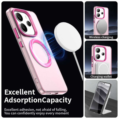 Etui MagSafe do Xiaomi Redmi Note 14 5G, Techsuit, CandyCase, Różowe