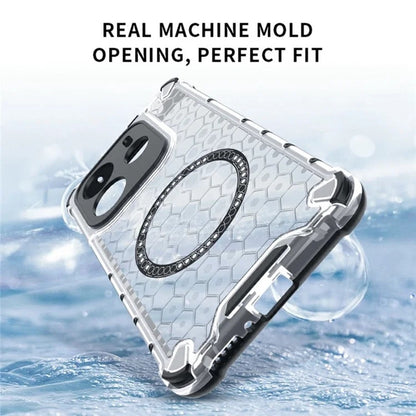 Etui MagSafe do Xiaomi Redmi Note 14 5G, Techsuit, HoneyComb Shield, Białe