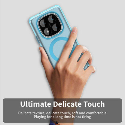 Etui MagSafe do Xiaomi Redmi Note 14 Pro 4G, Techsuit, CandyCase, Niebieskie