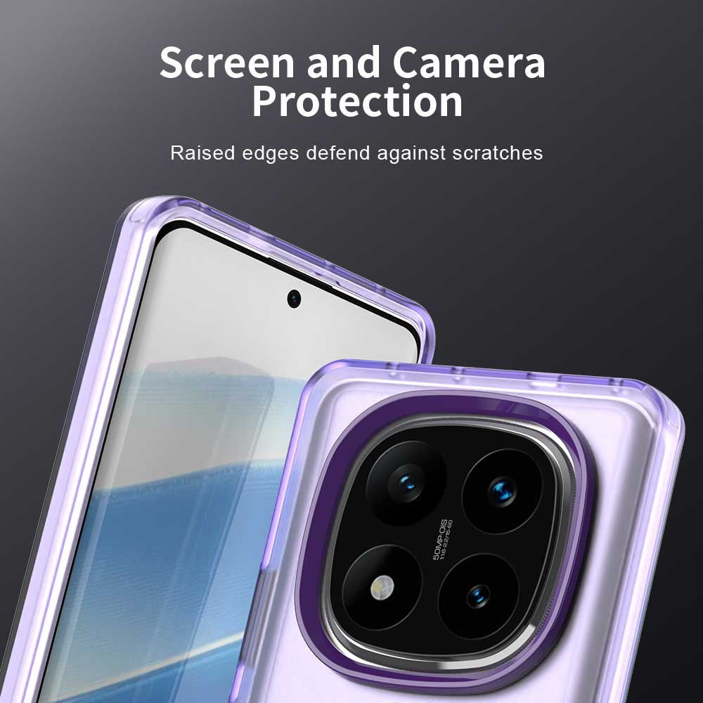 Etui MagSafe do Xiaomi Redmi Note 14 Pro 4G, Techsuit, CandyCase, Fioletowy